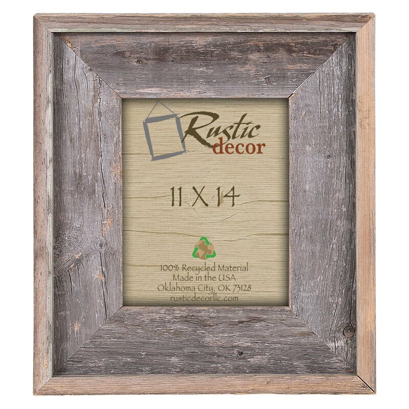 RusticDecor Rustic Reclaimed Barn Wood Wall Picture Frame Reviews   Rustic Reclaimed Barn Wood Wall Picture Frame 